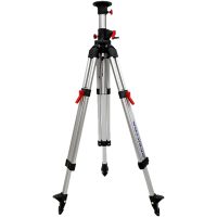 Treppiede in Alluminio SPEKTRA Stabile con Base Elevazione a Manovella, Bolla Sferica e Piedini in Gomma con Altezza Regolabile modello TP AH