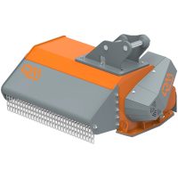 Trincia per Escavatore QM AGRI Serie SM per Macchine da 3.5 a 5 Ton con Larghezza Lavoro 900 mm, Trasmissione Diretta Bonifica Arbusti fino a Ø 8 cm Manutenzione Verde modello SM90 Plus