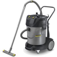 Aspiratore Solidi e Liquidi Professionale KÄRCHER Bidone Aspiratutto da 70 Litri con Doppio Motore, Contenitore Professionale, Tubo di Scarico e Accessori per Officine, Industria, Cantieri e Pulizie Intensive modello NT 70/2