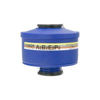 Cartuccia Filtro Combinato SPASCIANI con Attacco a Vite EN 148-1, Filtro per Vapori Organici, Gas Inorganici, SO₂, Polveri, Fumi e Nebbie per Maschere Pienofacciali TR 82, TR 2002 e Semimaschere ST 85 modello 202 A2B2E2P3 R D codice 123350000