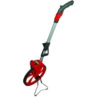 Misuratore Stradale METRICA Odometro con Ruota Ø32 cm, Capacità 10 km, Lettura m/10 cm, Contatore Visibile dall’Alto, Freno, Manico Pieghevole e Sacca da Trasporto per Rilievi Stradali, Cantieri e Misurazioni Professionali codice 60464
