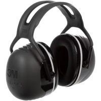 Cuffie Antirumore di Sicurezza 3M Colore Nero con Bardatura Temporale, Protezione Acustica 37 dB EN 352:2020, Elettricamente Isolate per Rumori Elevati modello PELTOR™ X5A codice 7000103995