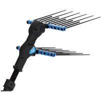 Kit Abbacchiatore Elettrico CAMPAGNOLA Potenza 350W Motore Brushless 12V e 58V, Scuotitore per Raccolta Olive con Movimento Ellittico Contrapposto, 3 Velocità con Cavo da 13 Metri modello ALICE STAR 58 PLUS