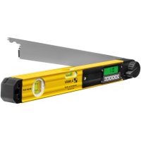 Goniometro Elettronico Digitale STABILA con Lunghezza 45 cm e 80 cm, Misuratore di Angoli 0°-270° con Precisione ±0,1°, Livella e Rapportatore 3 in 1, Display Illuminato IP54, modello TECH 700 DA